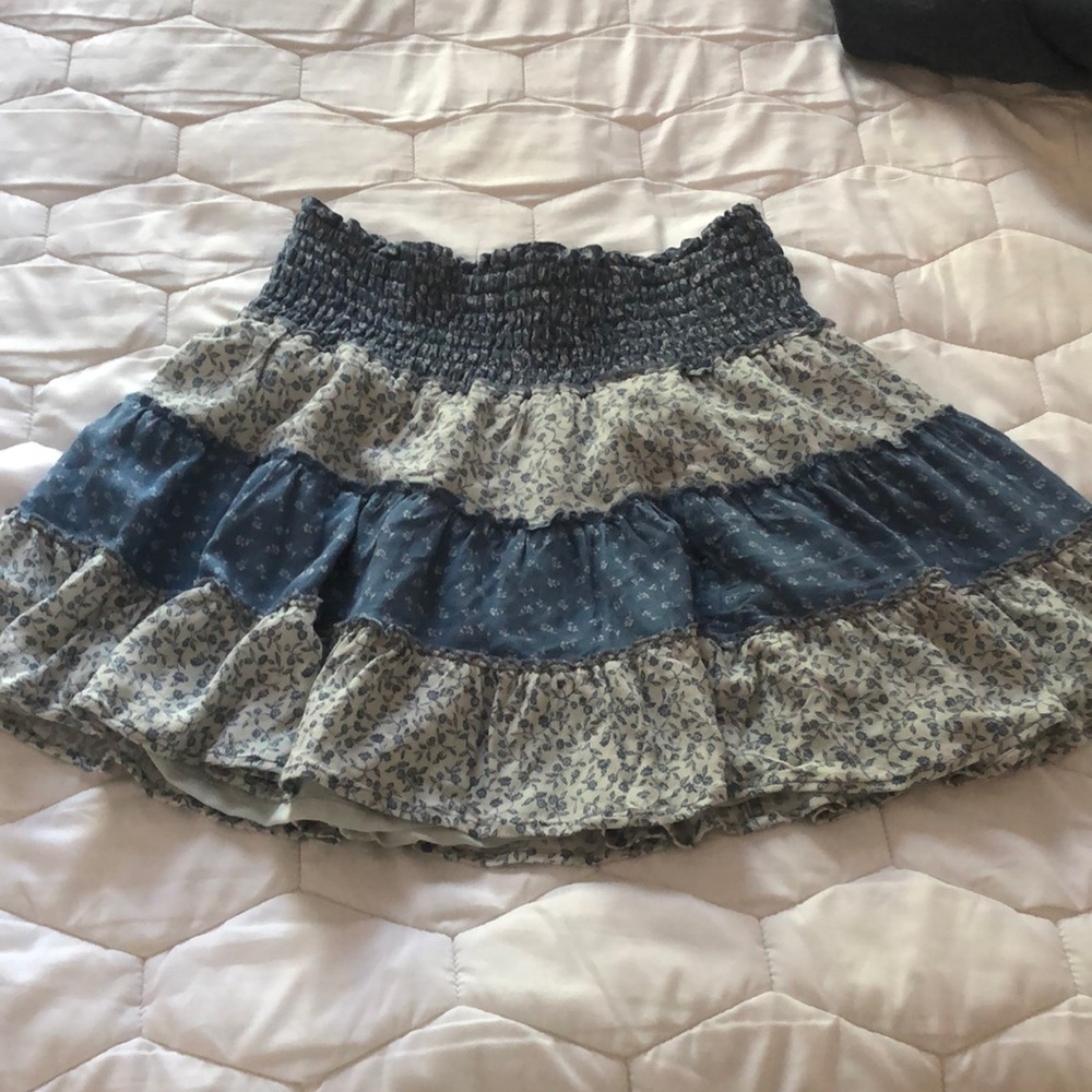 floral skirt